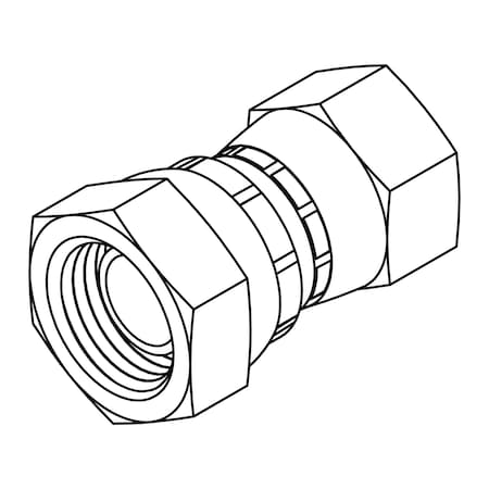 Tompkins Hydraulic Fitting, International 12FBSPPX-08FJX 3835-12-08